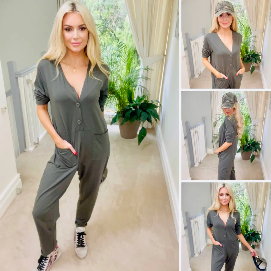 Jodie Jumpsuit (Khaki) - Image 5