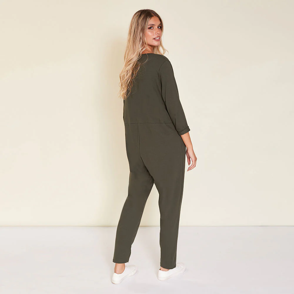 Jodie Jumpsuit (Khaki) - Image 9