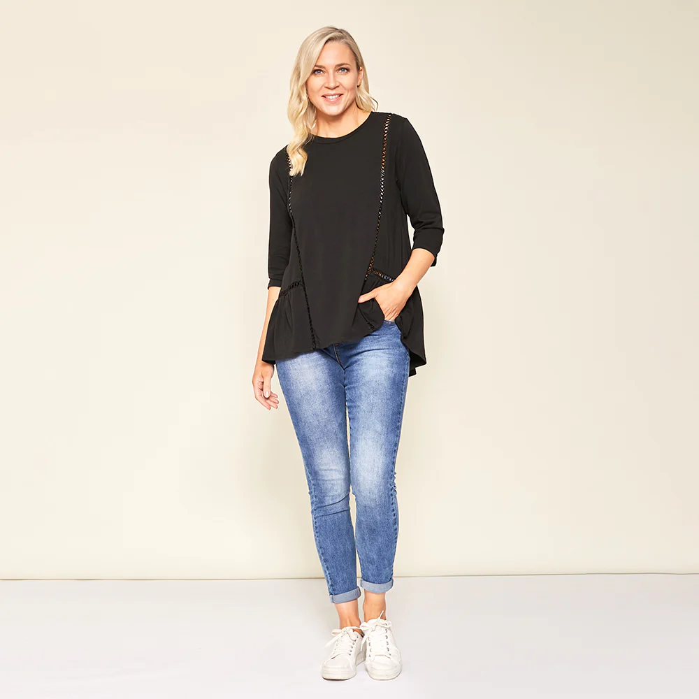 Jolie Top (Black) - Image 2
