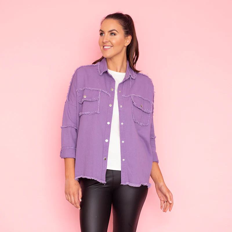 Juby Shirt (Lilac) - Image 5