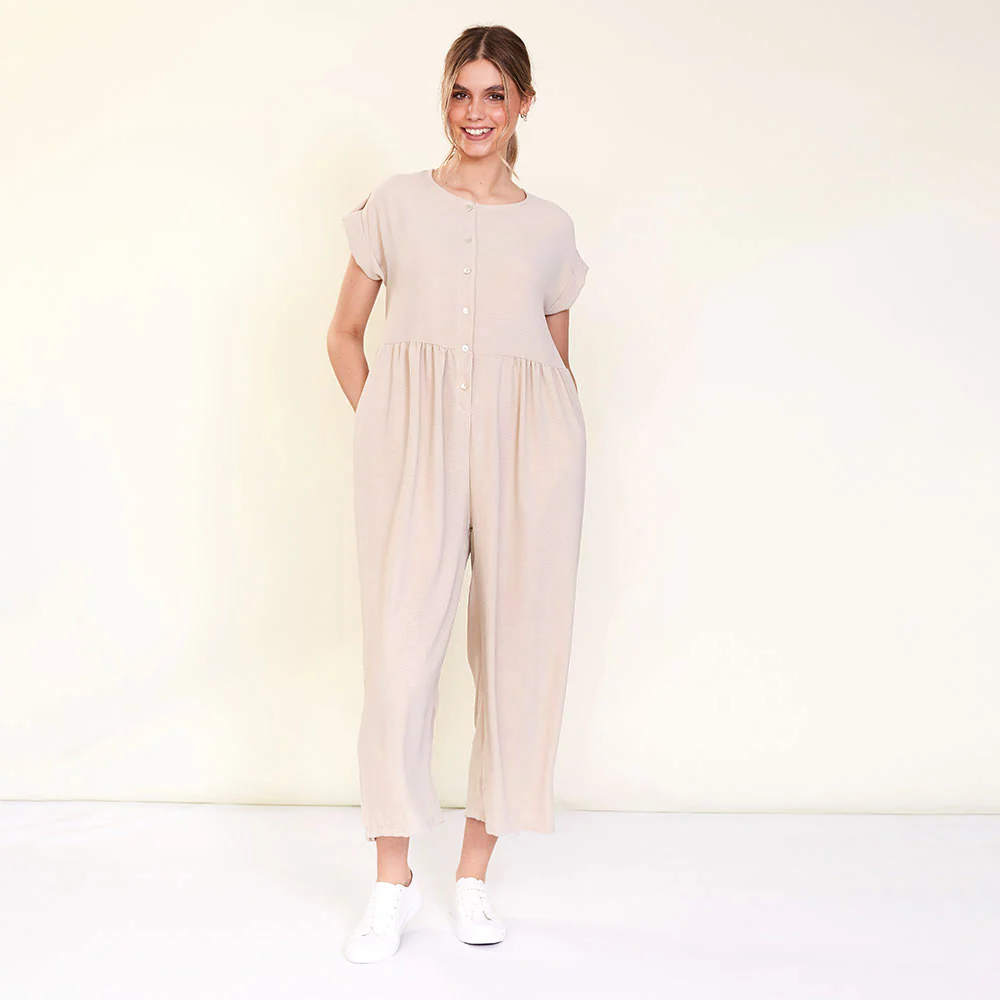 Julia Jumpsuit (Beige) - Image 5