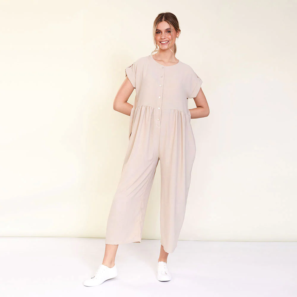 Julia Jumpsuit (Beige) - Image 7