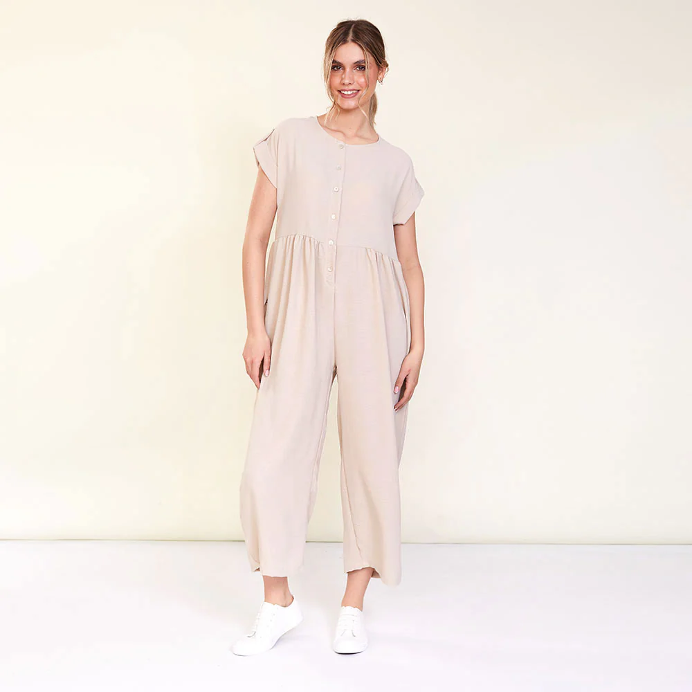 Julia Jumpsuit (Beige) - Image 8