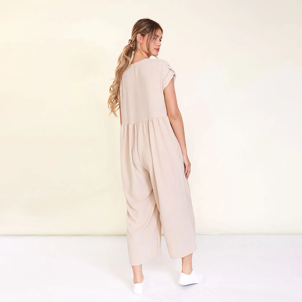 Julia Jumpsuit (Beige) - Image 9