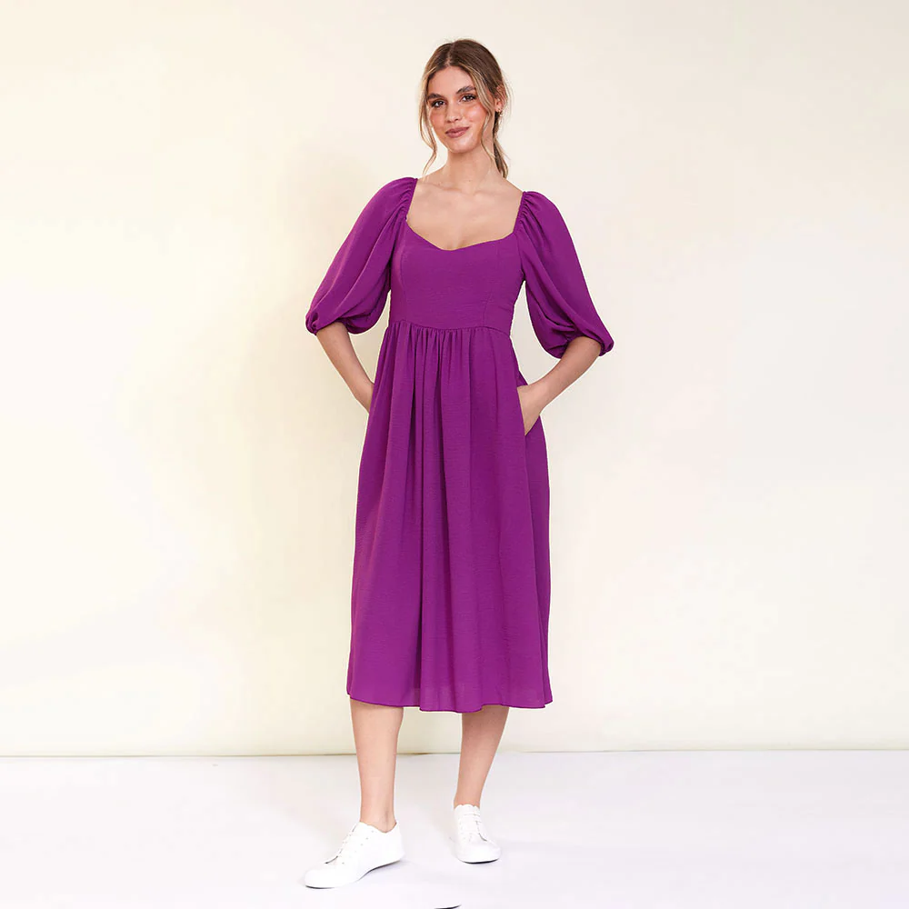 Kadie Dress (Berry) - Image 2