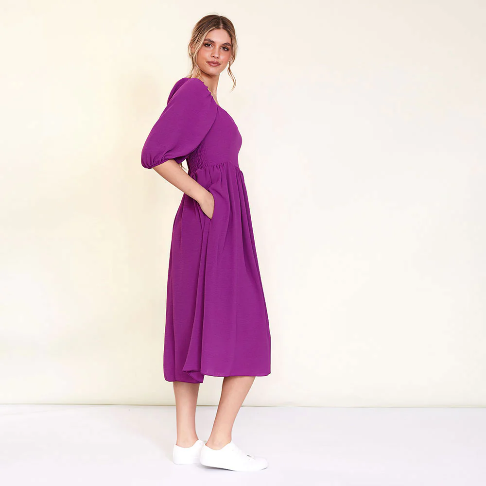 Kadie Dress (Berry) - Image 6