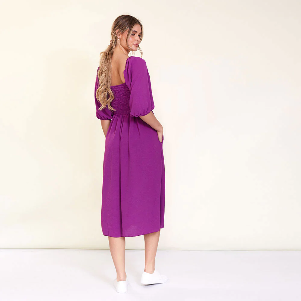 Kadie Dress (Berry) - Image 7