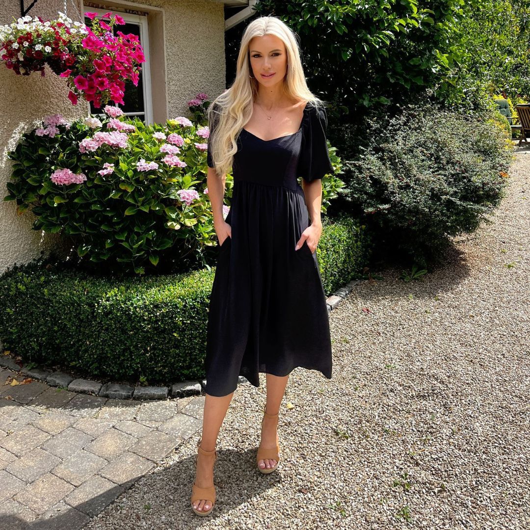 Kadie Dress (Black) - Image 6