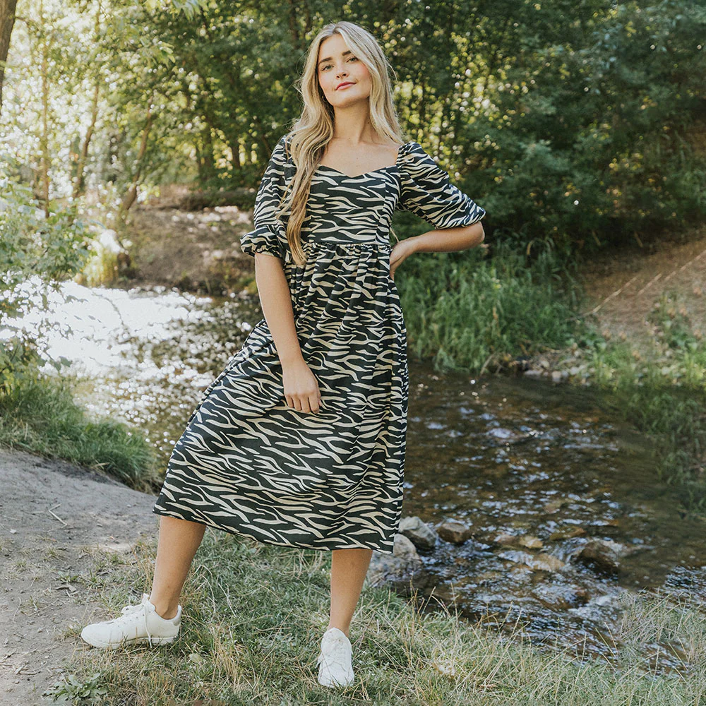 Kadie Dress (Zebra) - Image 3