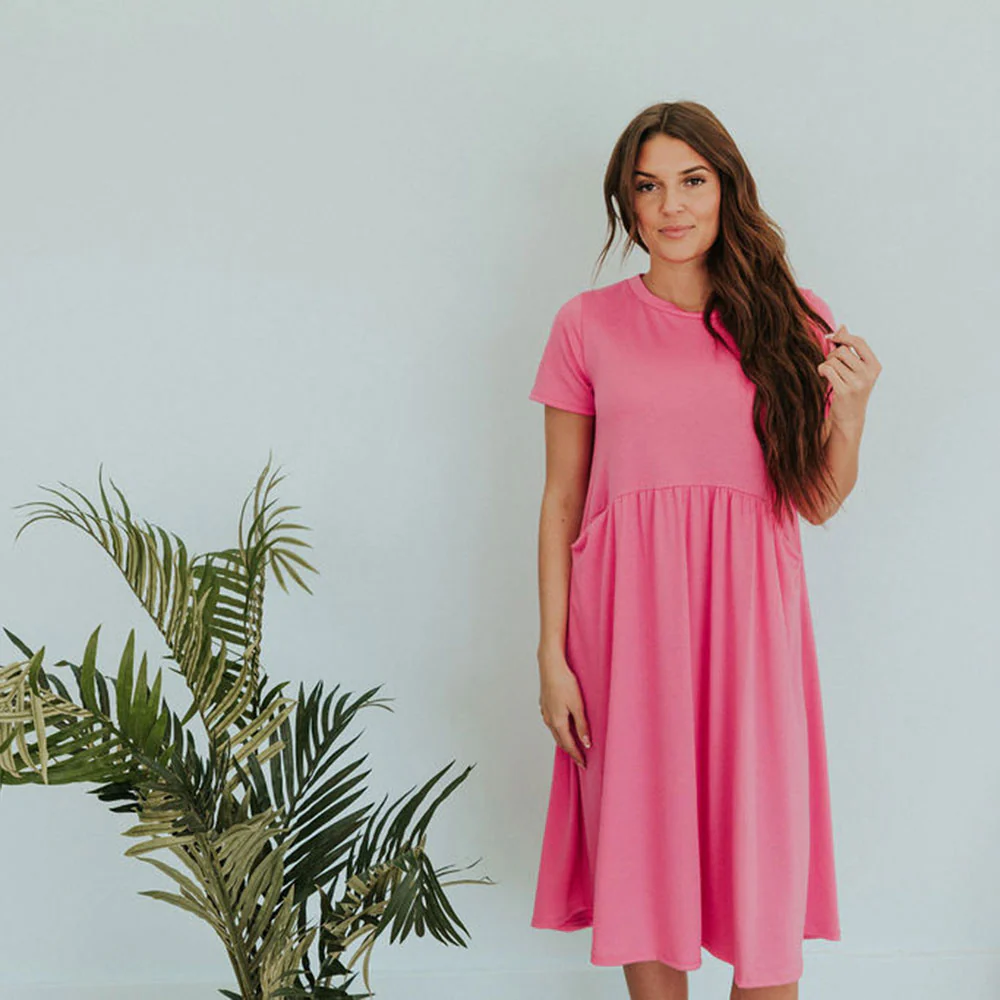 Kate Dress (Pink) - Image 4