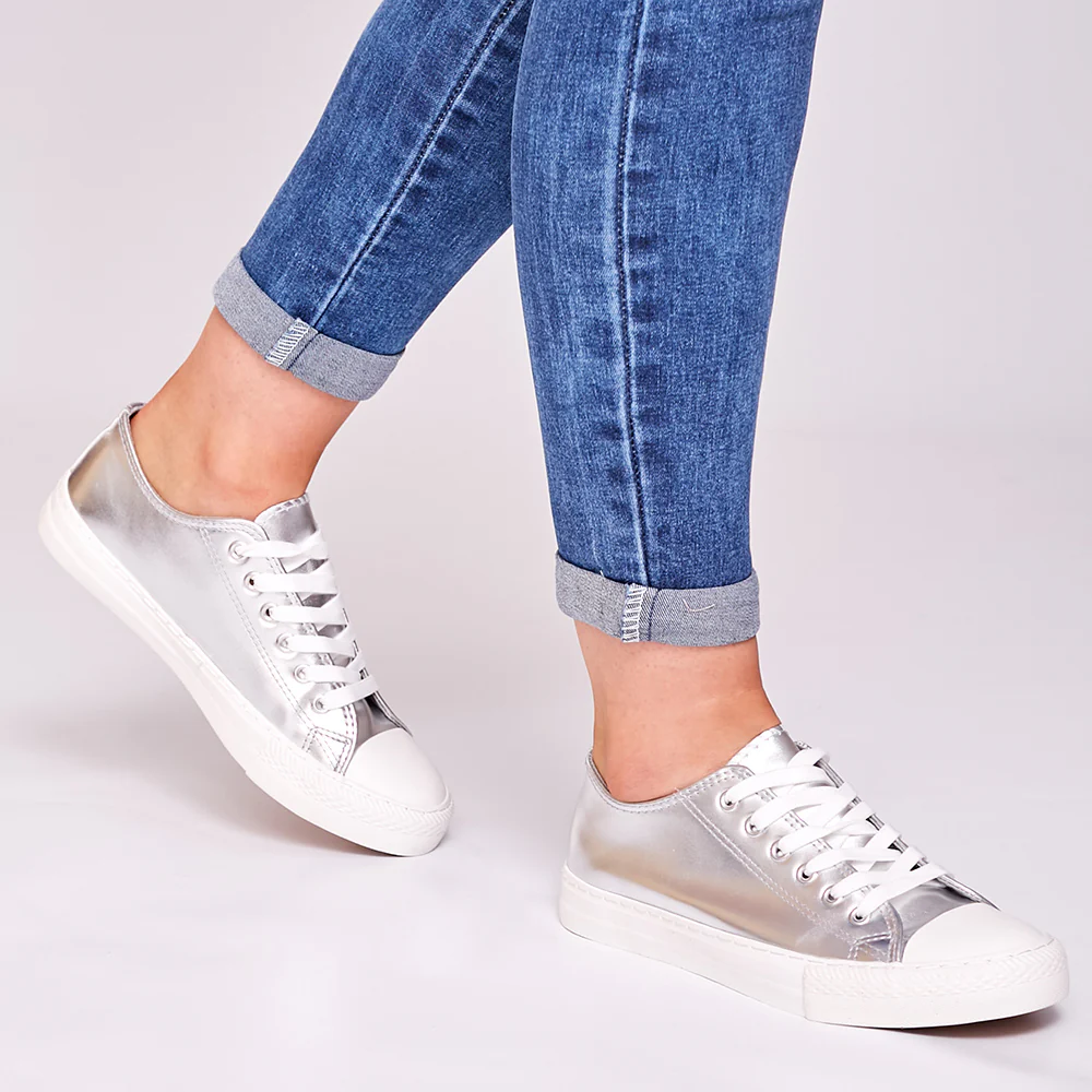 Kayla Trainers (Silver) - Image 3