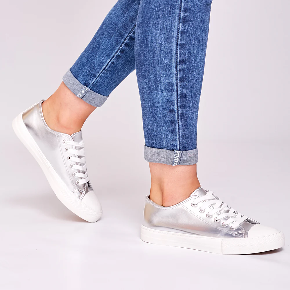 Kayla Trainers (Silver) - Image 4