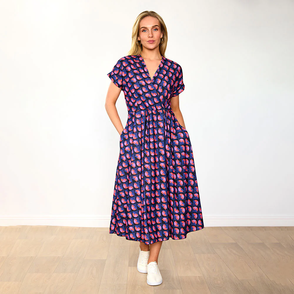 Kennedy Dress (Navy Circle) - Image 10