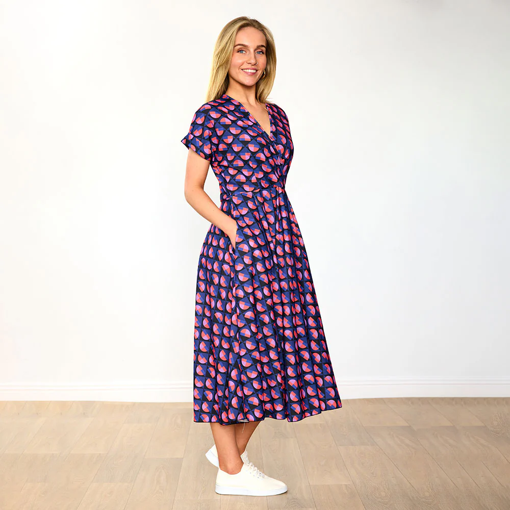 Kennedy Dress (Navy Circle) - Image 11