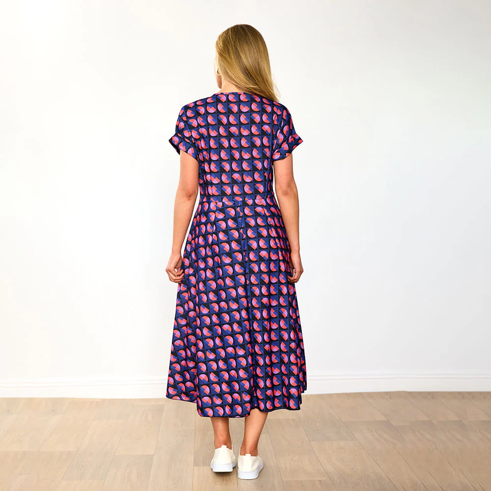 Kennedy Dress (Navy Circle) - Image 13