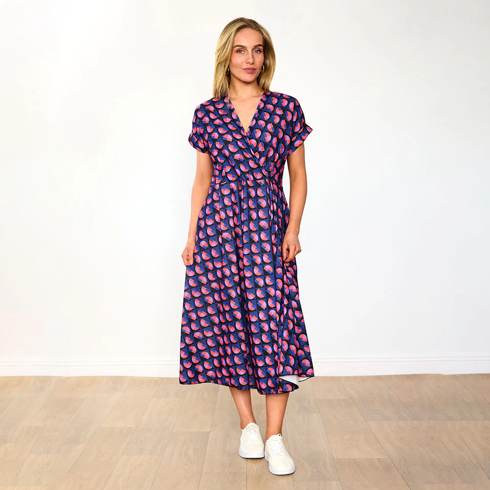 Kennedy Dress (Navy Circle) - Image 5