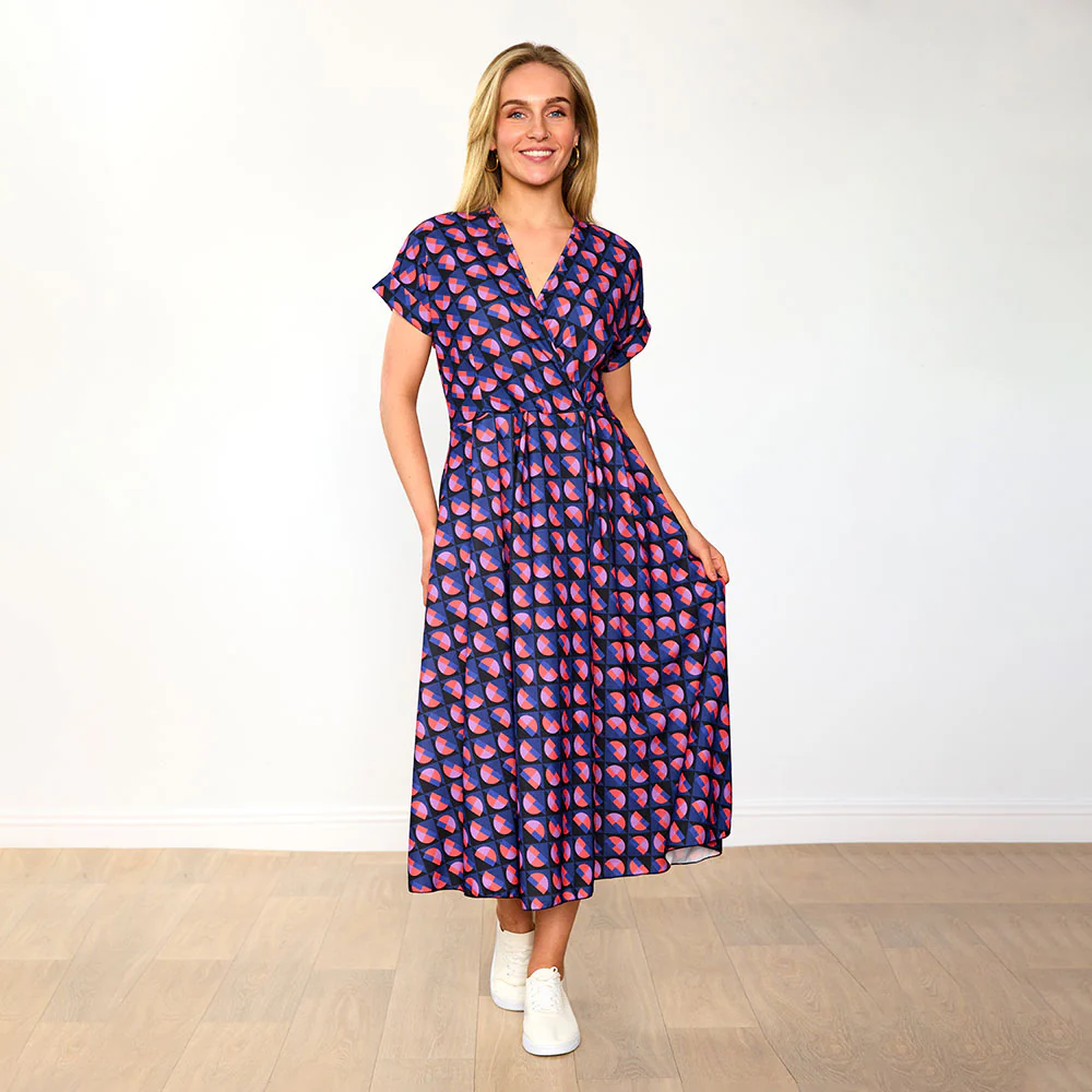 Kennedy Dress (Navy Circle) - Image 6