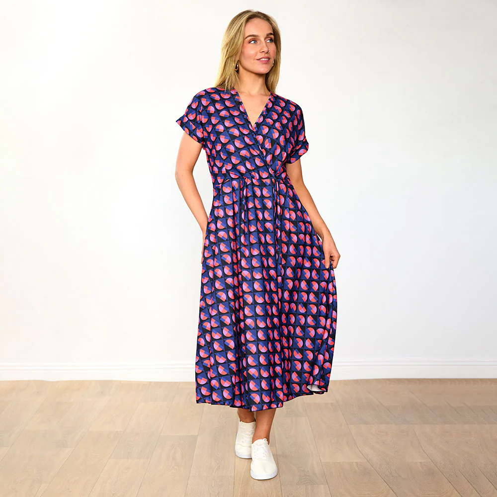 Kennedy Dress (Navy Circle) - Image 7