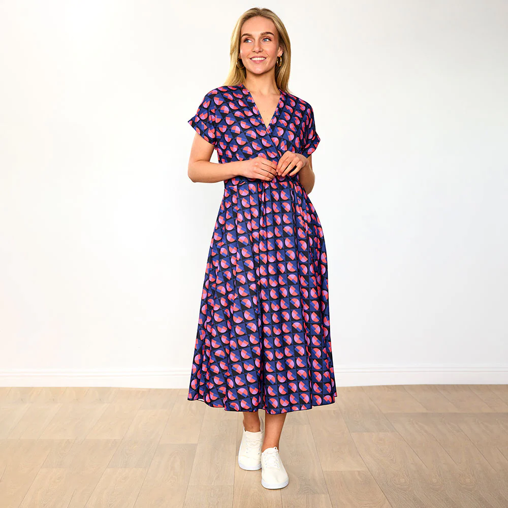 Kennedy Dress (Navy Circle) - Image 8