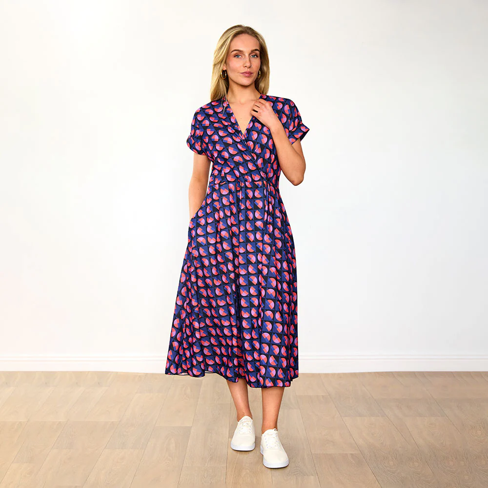 Kennedy Dress (Navy Circle) - Image 9