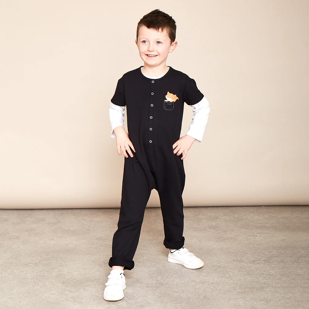 Kenzie Jumpsuit Black & Rust (2 for €35) - Image 2