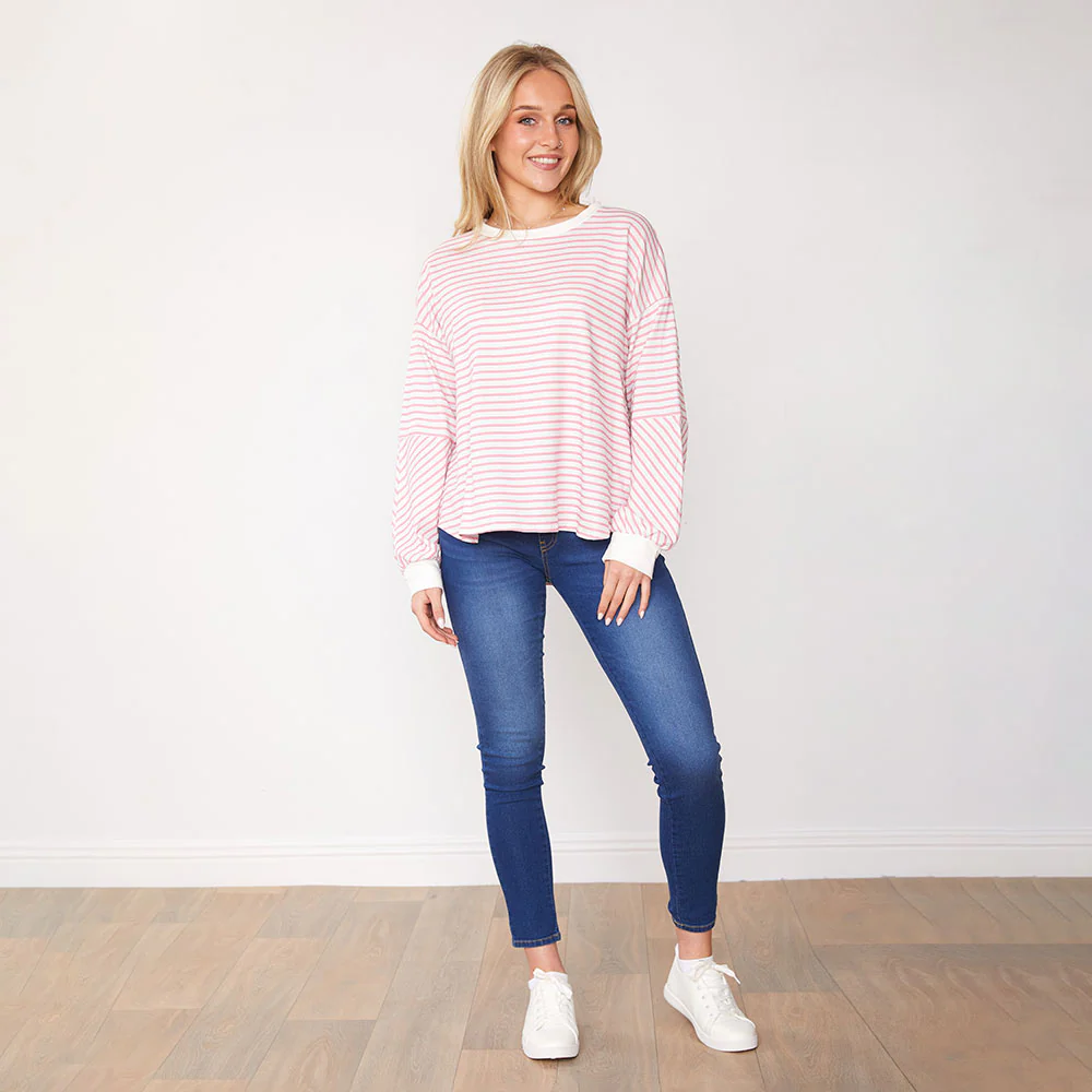 Kiera Jumper (Pink Stripe) - Image 4