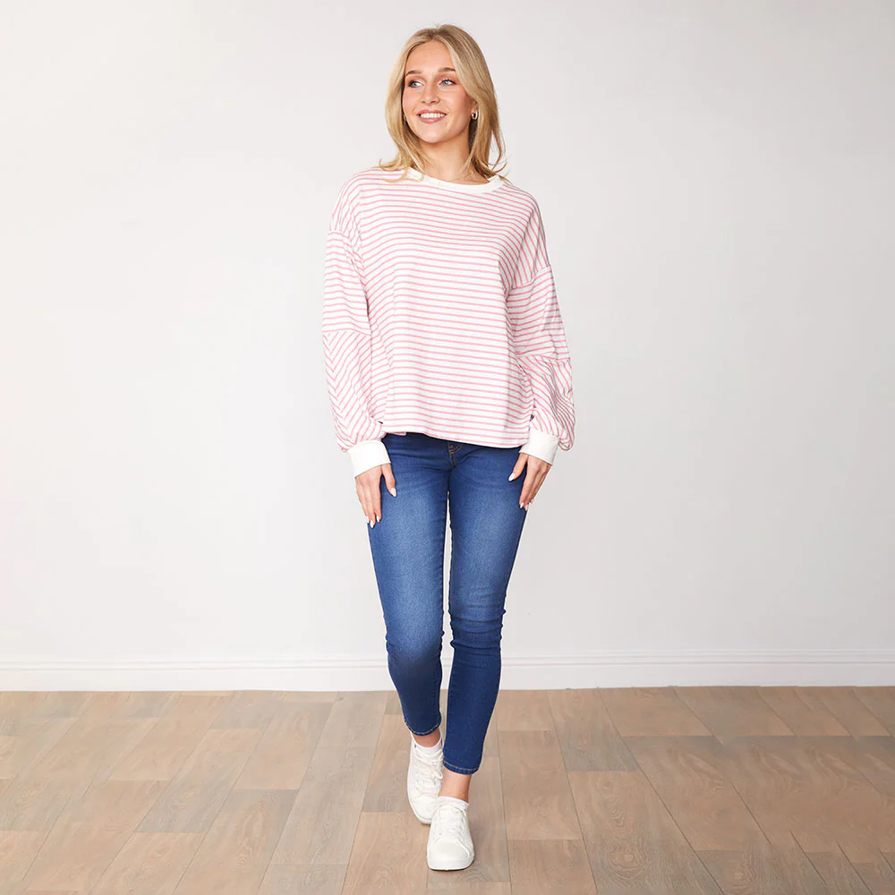 Kiera Jumper (Pink Stripe) - Image 5