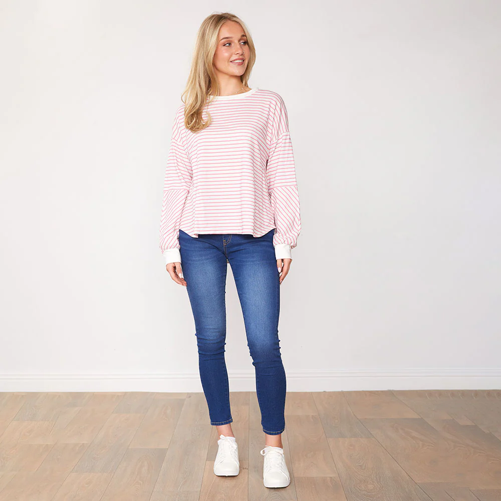 Kiera Jumper (Pink Stripe) - Image 6