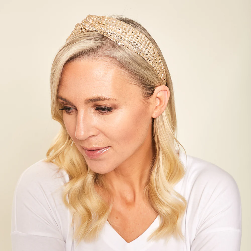 Glitter Hairband (Gold)