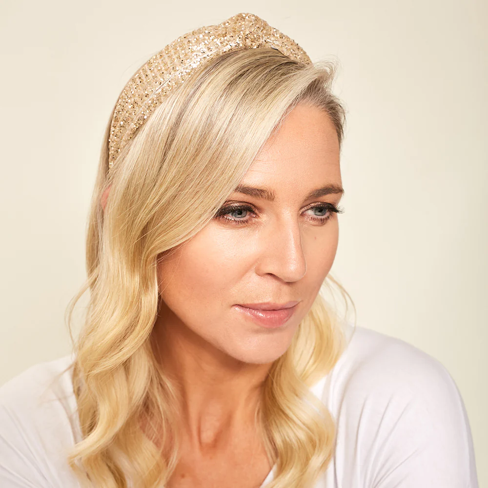 Glitter Hairband (Gold) - Image 2