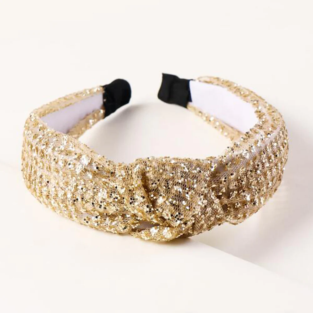 Glitter Hairband (Gold) - Image 4