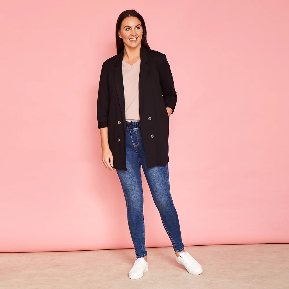 Kyla Stretch Blazer (Black) - Image 2
