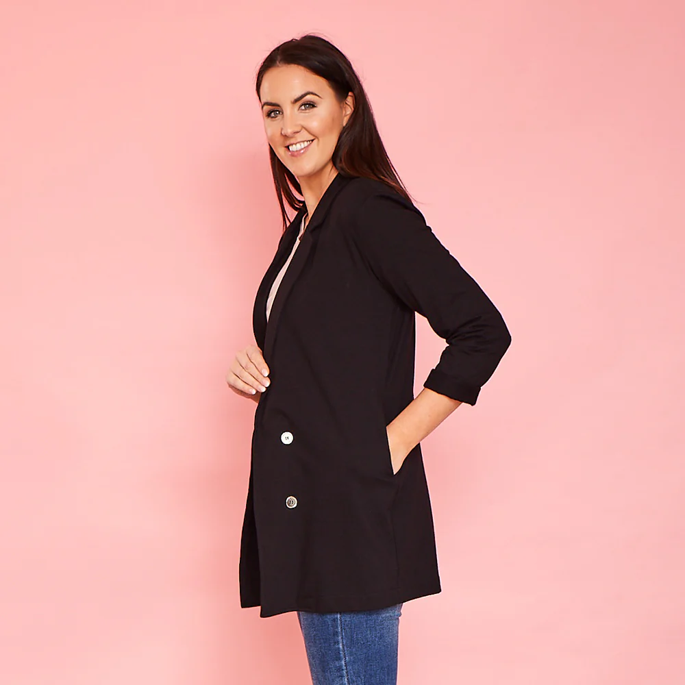 Kyla Stretch Blazer (Black) - Image 3