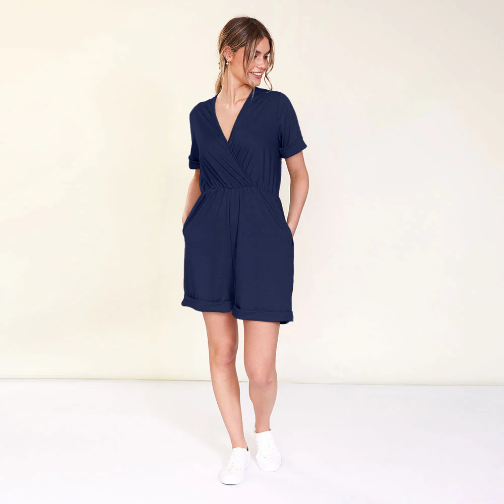 Kyla Playsuit (Navy) - Image 2