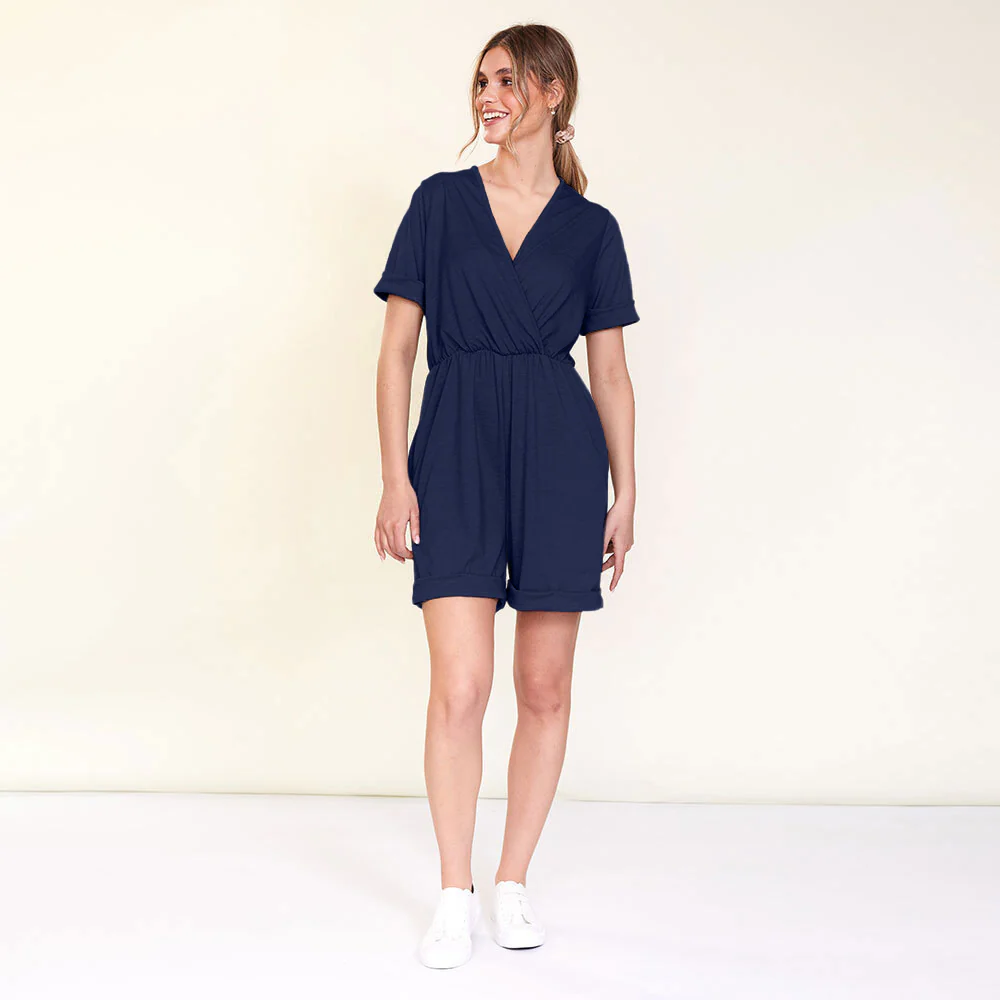 Kyla Playsuit (Navy) - Image 4