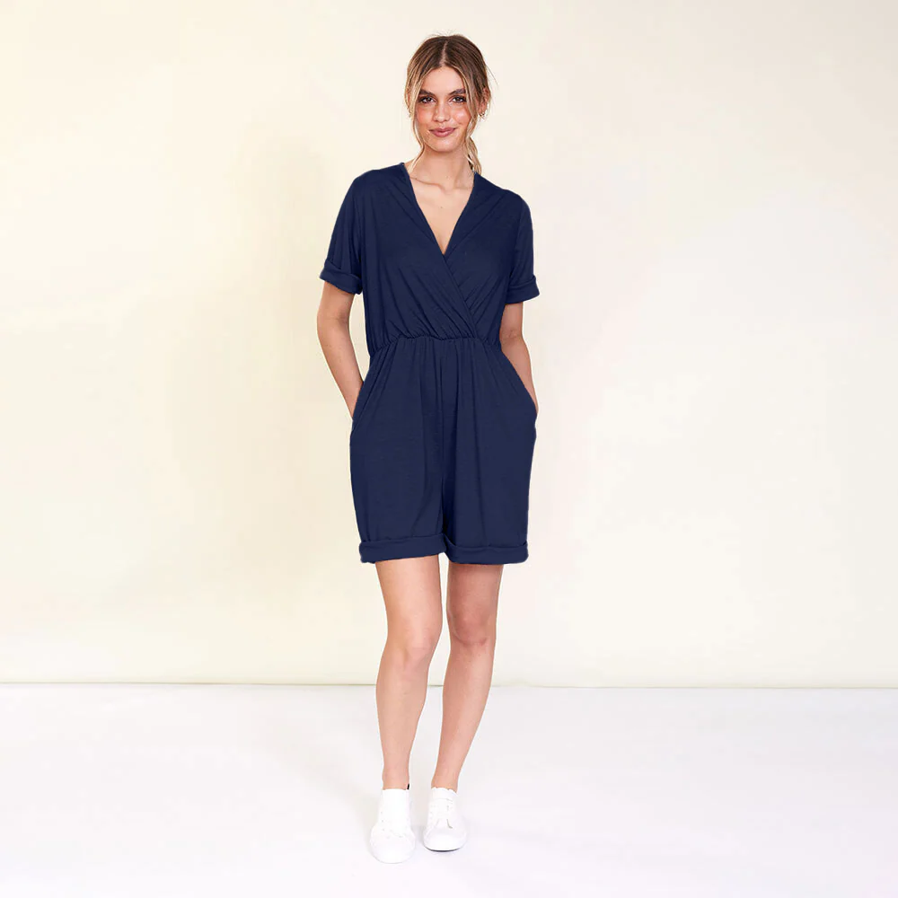 Kyla Playsuit (Navy) - Image 7