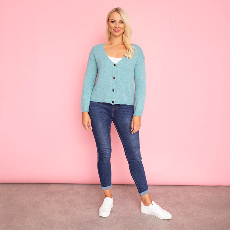 Sasha Cardigan (Duck-egg) - Image 2