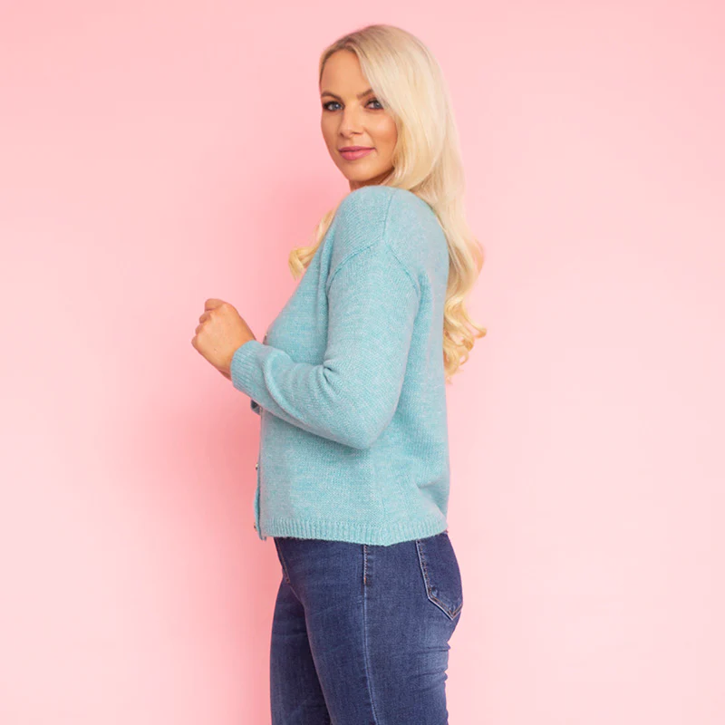 Sasha Cardigan (Duck-egg) - Image 3