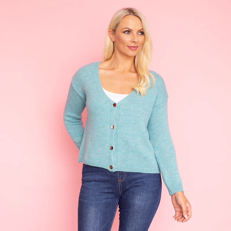 Sasha Cardigan (Duck-egg) - Image 7