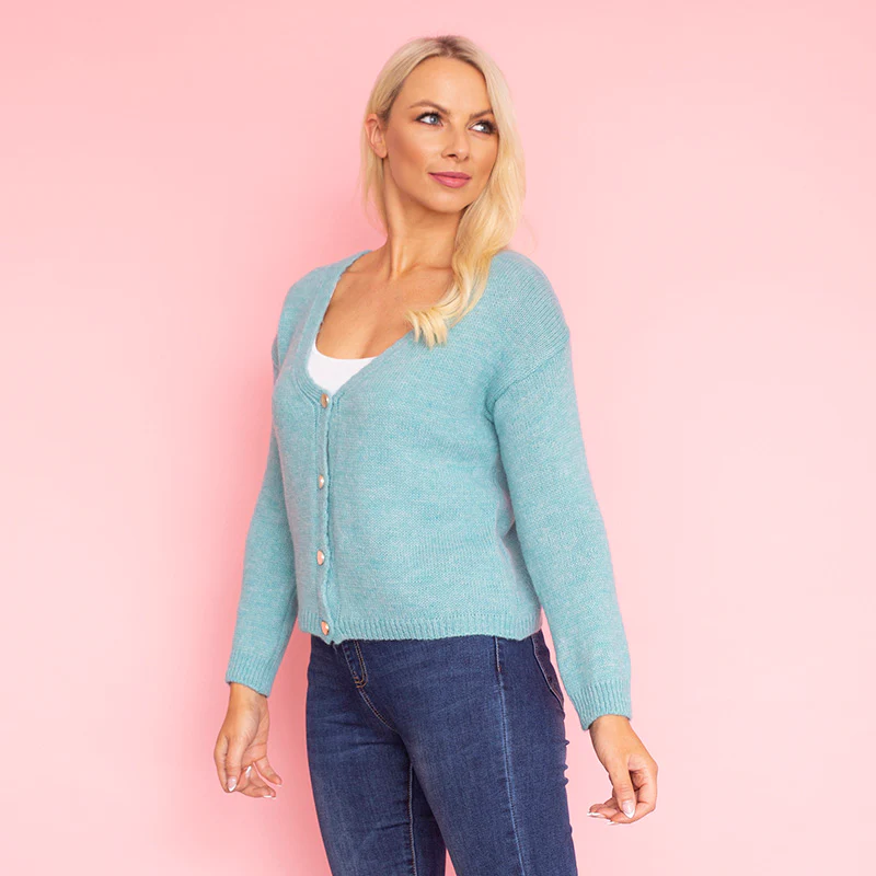 Sasha Cardigan (Duck-egg) - Image 8