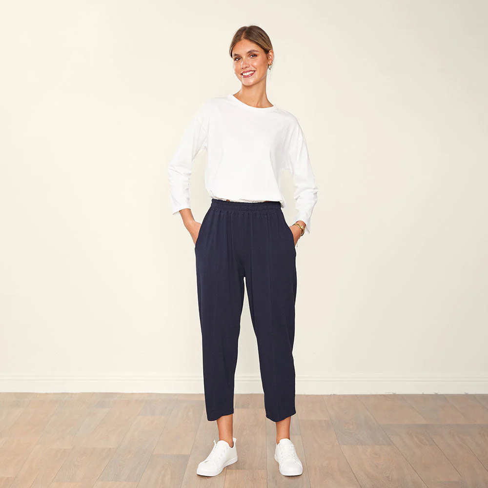 Lacey Trousers (Navy) - Image 4