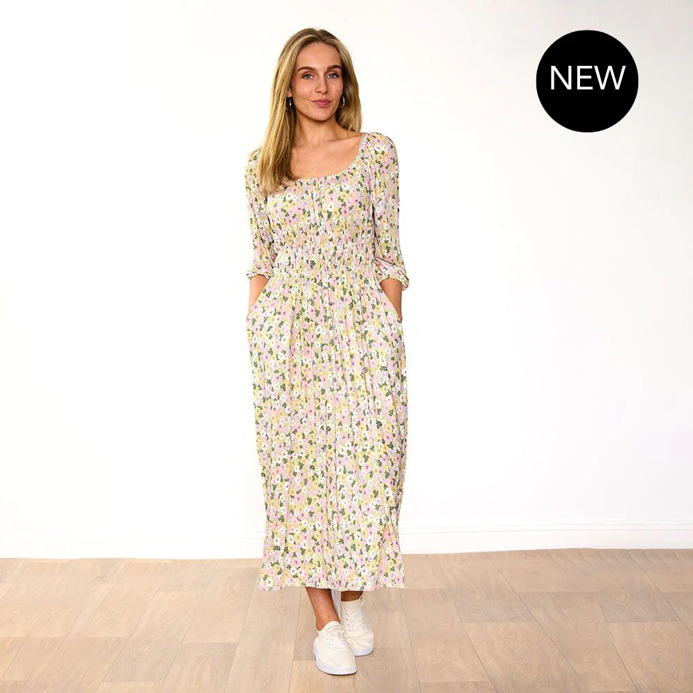Lainey Dress (Spring Yellow)