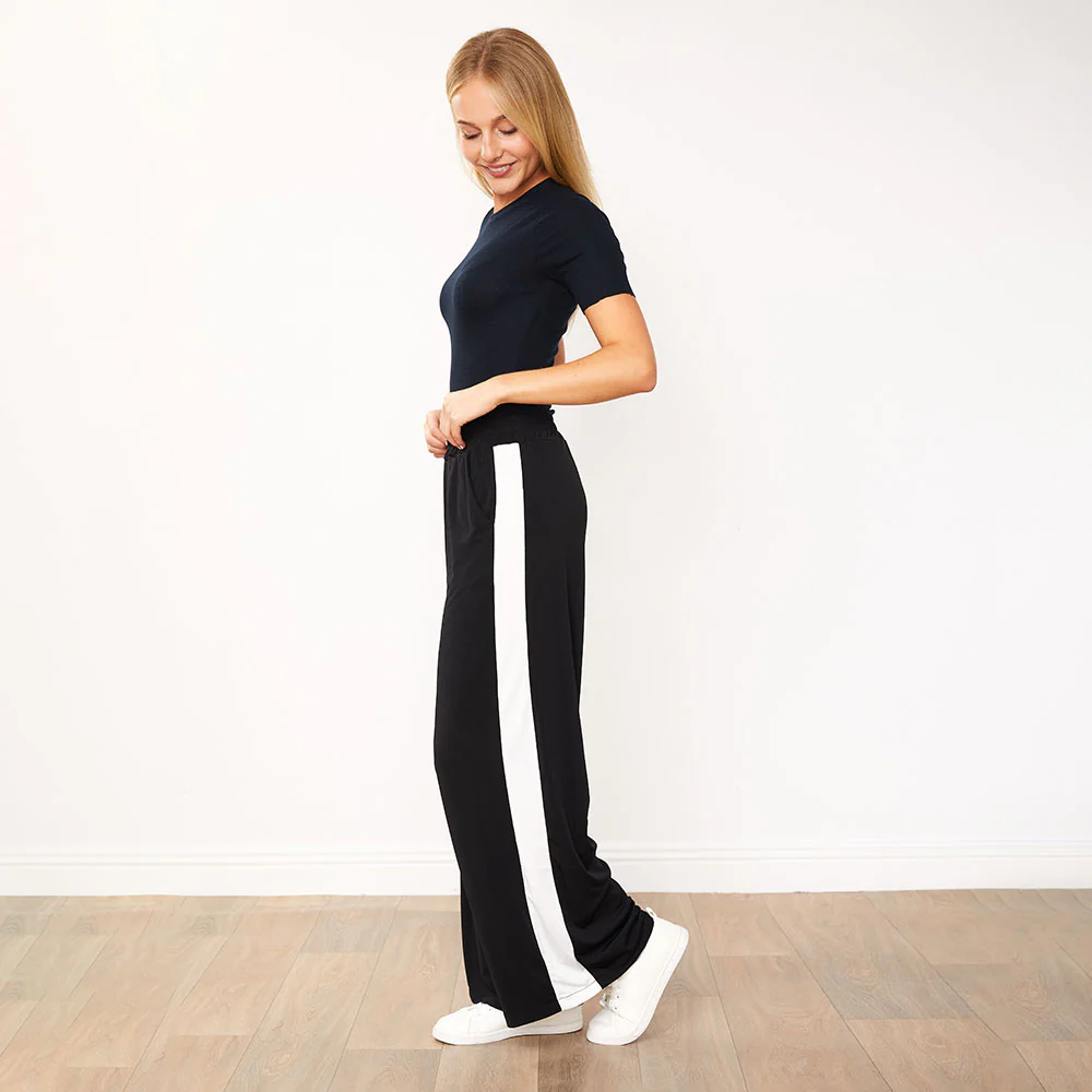 Lana Jogger (Black/White Stripe) - Image 7