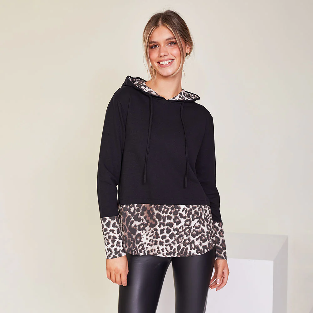 Lara Hoody (Black Leopard) - Image 6