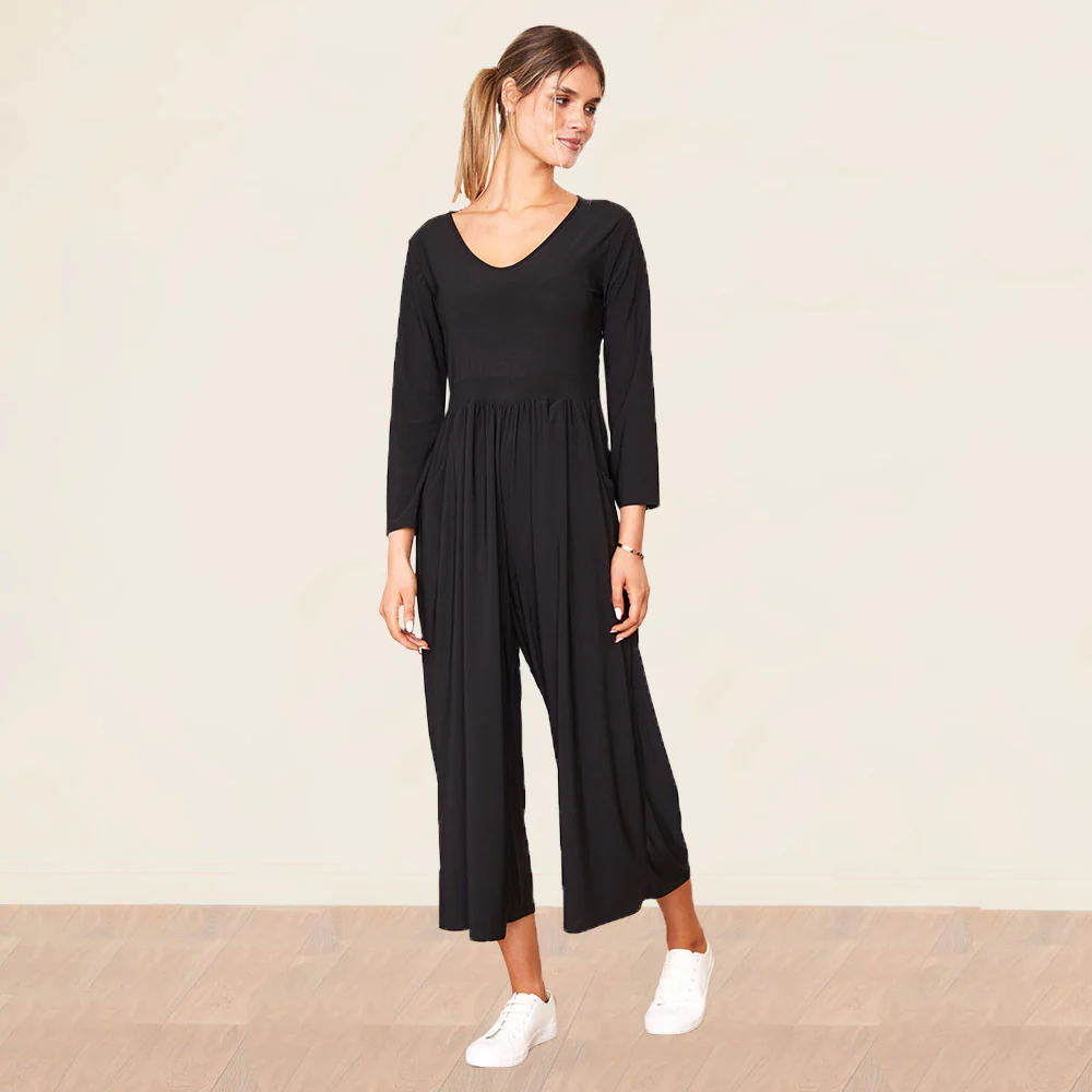 Hallie Jumpsuit (Black) - Image 3