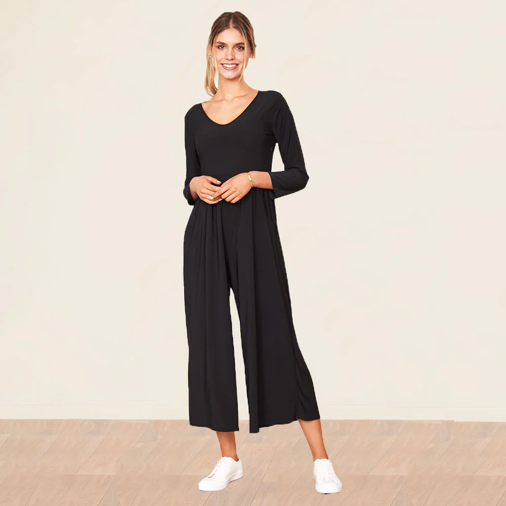 Hallie Jumpsuit (Black) - Image 5