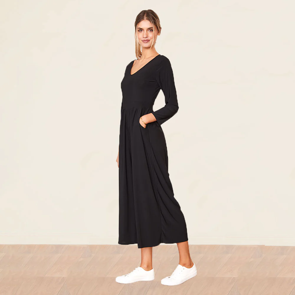 Hallie Jumpsuit (Black) - Image 7