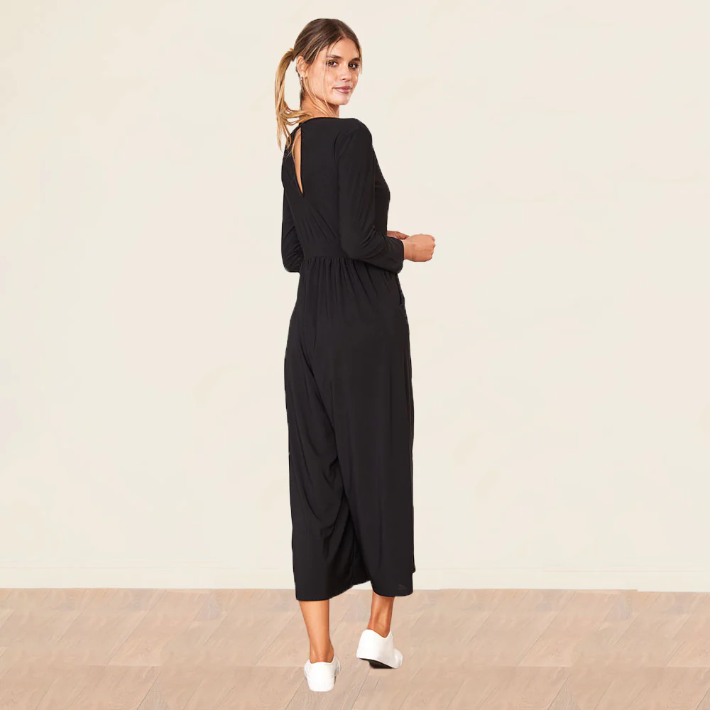 Hallie Jumpsuit (Black) - Image 8