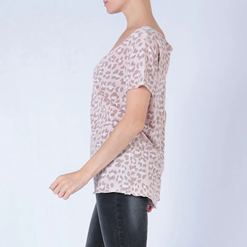 Laura Leopard Top Light Pink - Image 5