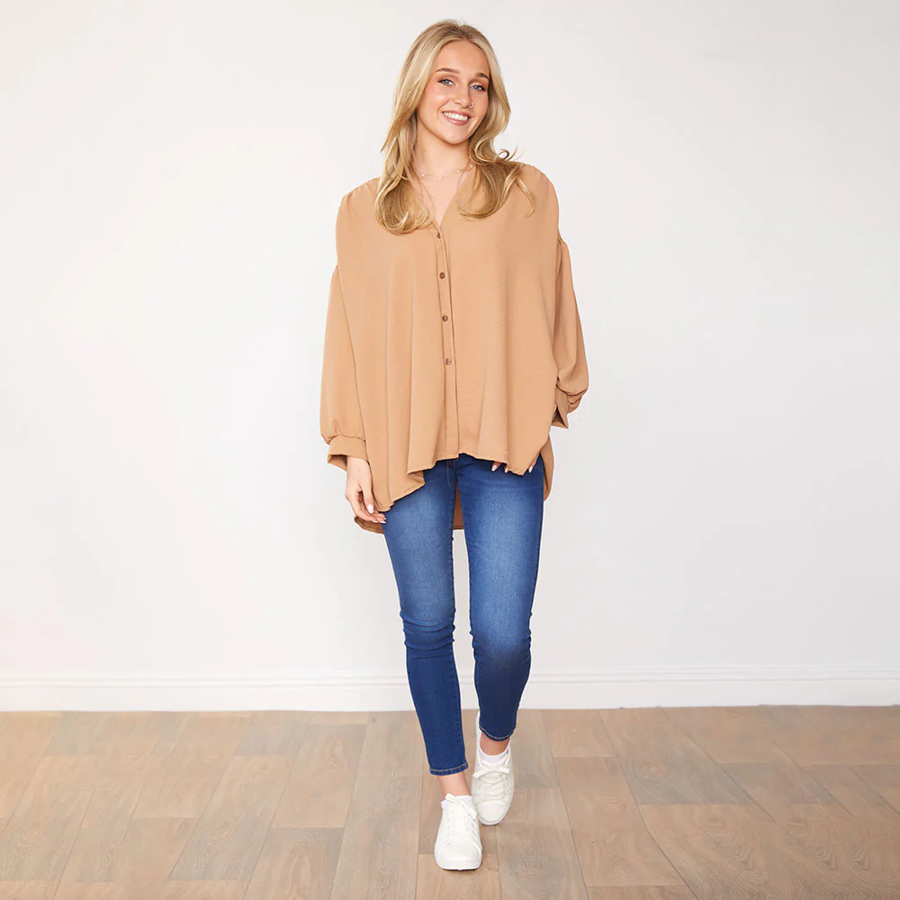 Laurel Top (Tan) - Image 2